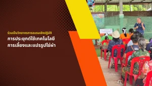 การประยุกต์ใช้เทคโนโลยีการเลี้ยงและแปรรูปไข่ผำ